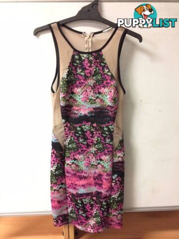 Flowery design lady dress