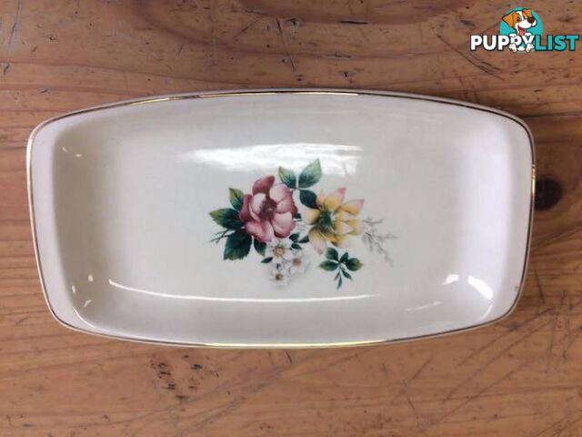 Floral Design Porcelain Platter