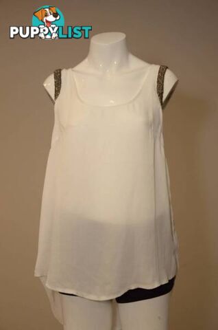 Valleygirl Ladies White Top Size 12