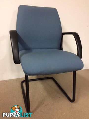 Blue cushion arm chairs (3 available)