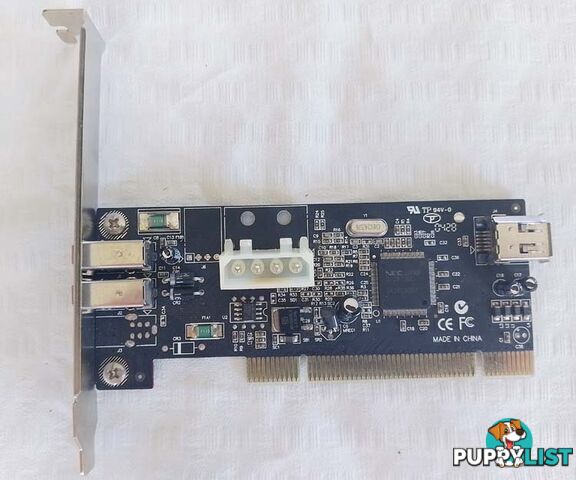 generic PCI-IOFW873-2S 3-port 400Mbps PCI Firewire controller card for computer