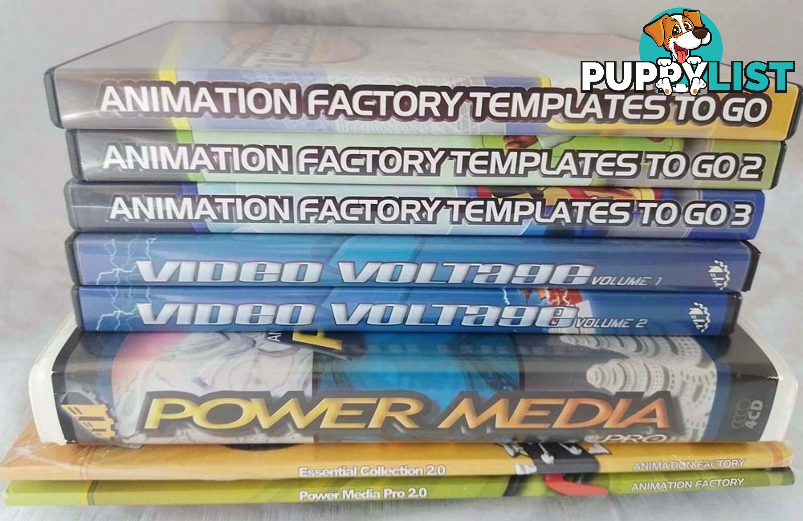 Animation Factory software  for PC Templates Video Voltage Power Media Essential Collection