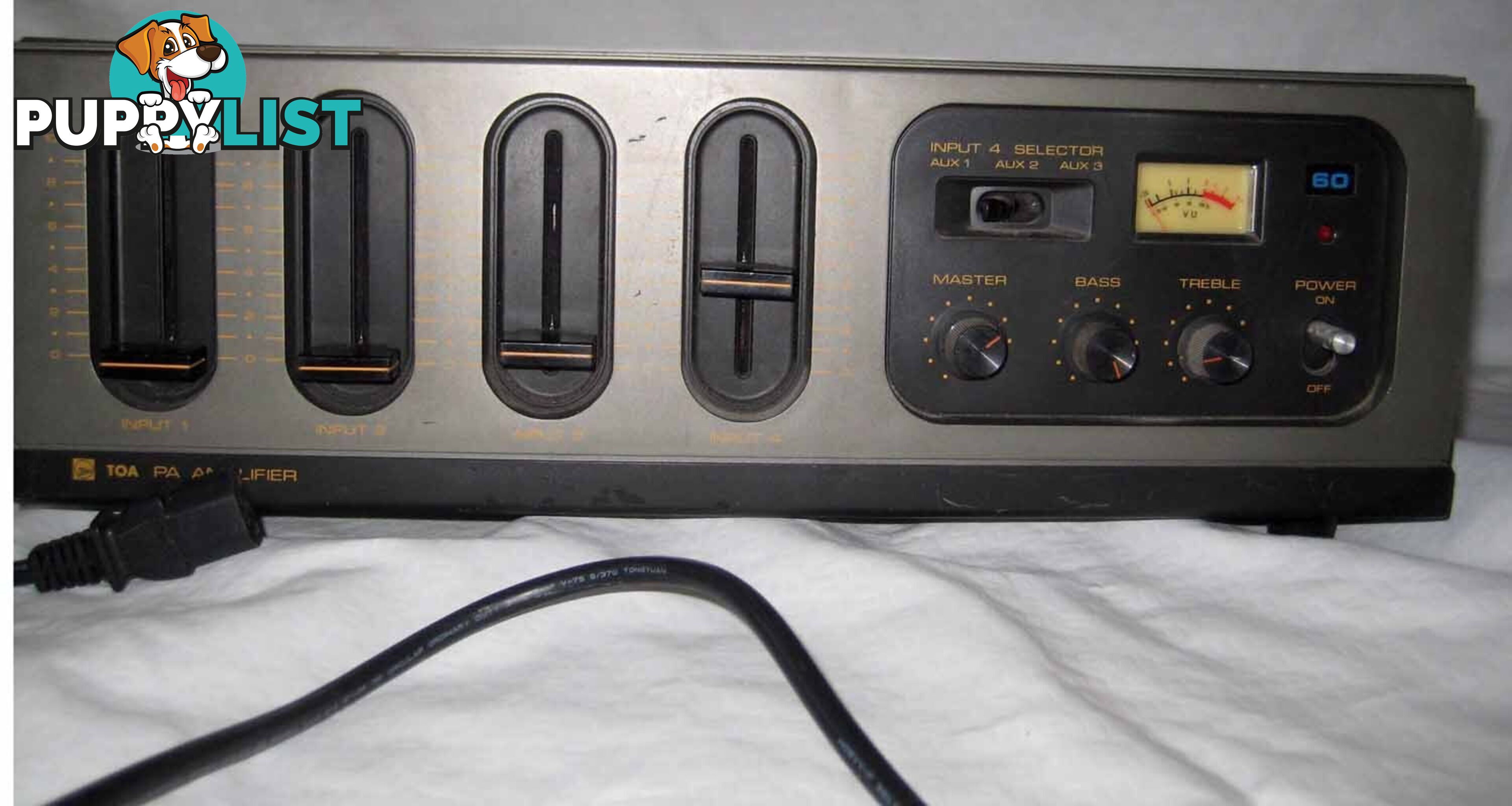 vintage TOA TA-406E p.a. amplifier