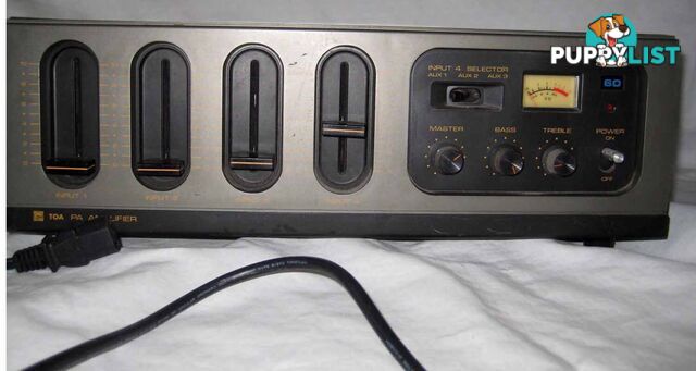 vintage TOA TA-406E p.a. amplifier