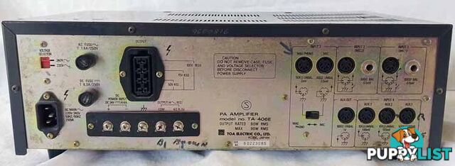 vintage TOA TA-406E p.a. amplifier