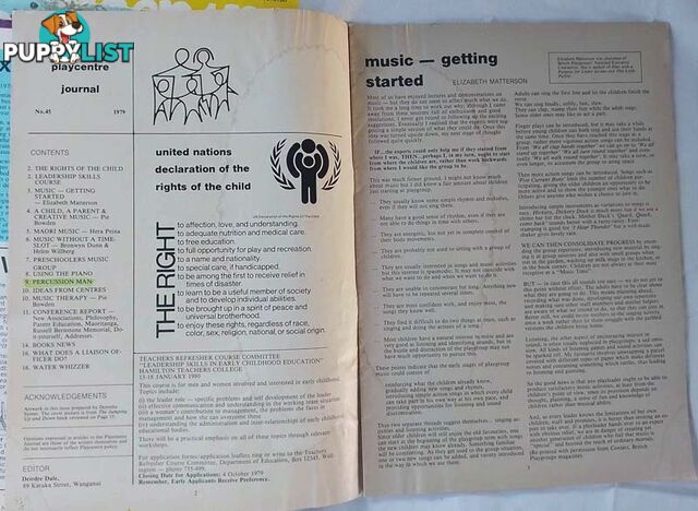 vintage Playcentre Journal New Zealand 21 x child education magazines 1976-1983