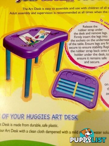 Huggies art desk