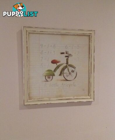 Little Green Tricycle Genuine Print by Laurent Hamilton