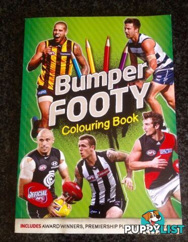 AFL Bumper Footy Colouring Book