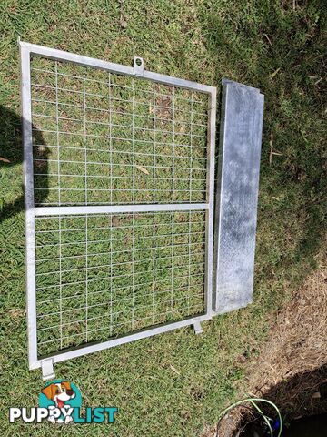 7ft x 4ft Box Caged with Ramp Galv Trailer