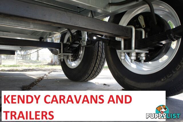 10x6 HEAVY DUTY HOT DIPPED GALVANISED TANDEM AXLE HYDRAULIC TIPPING BOX TRAILER 3500kg GVM