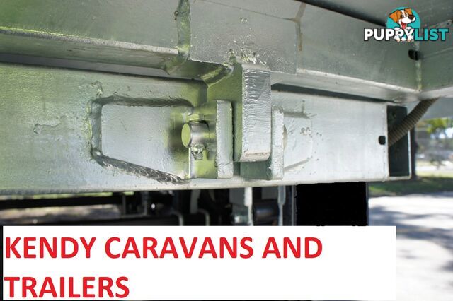 10x6 HEAVY DUTY HOT DIPPED GALVANISED TANDEM AXLE HYDRAULIC TIPPING BOX TRAILER 3500kg GVM