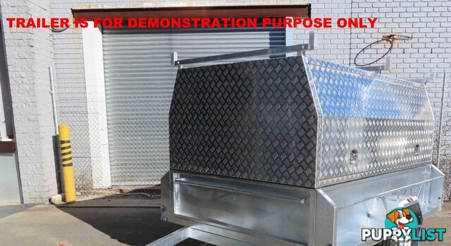 8x5 CHECKER PLATE TRAILER CANOPY TOP 