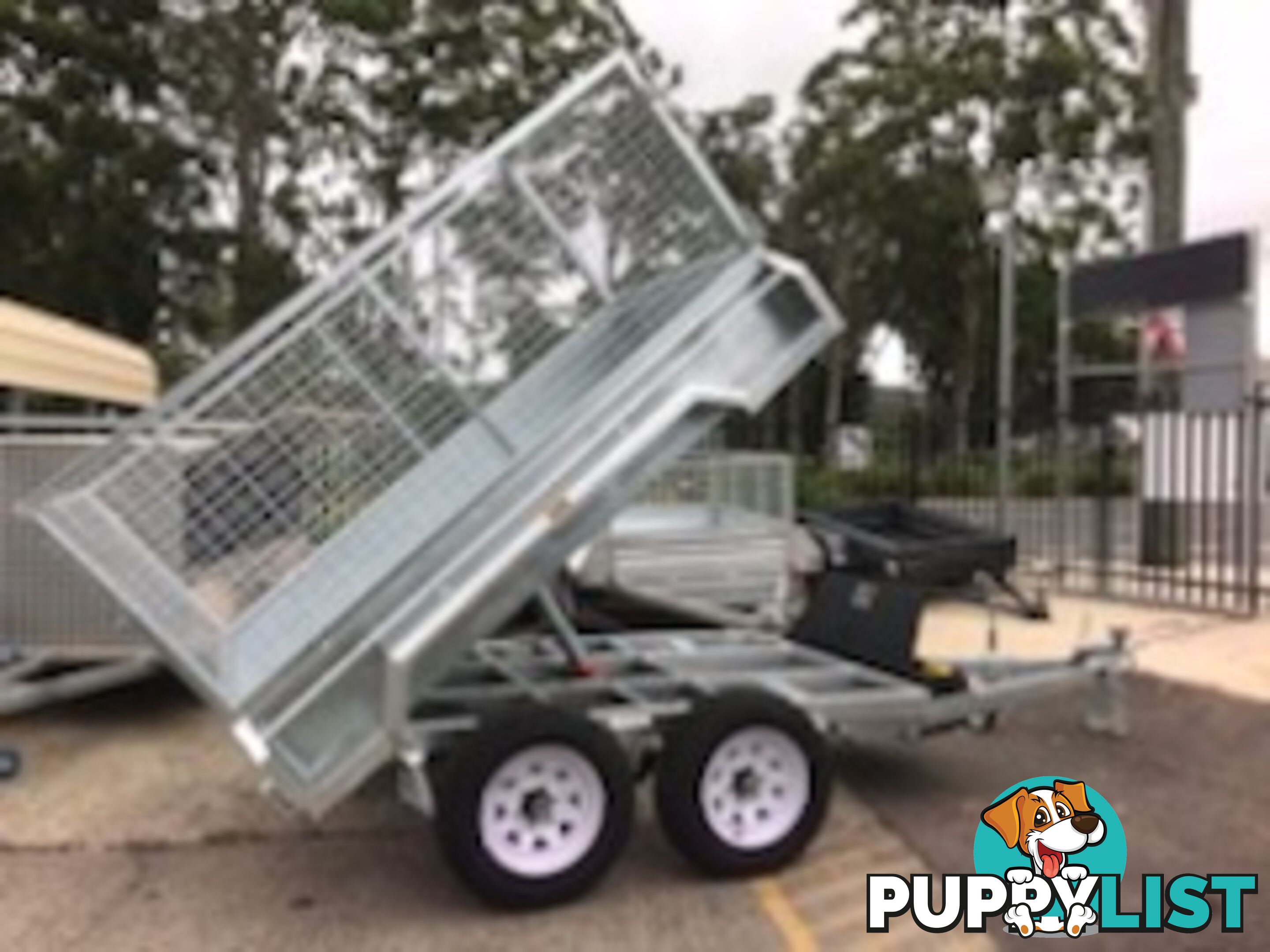 NEW 8 x 5 Heavy Duty Tradie Hydraulic Trailer | Tandem Axle Braked TIPPER