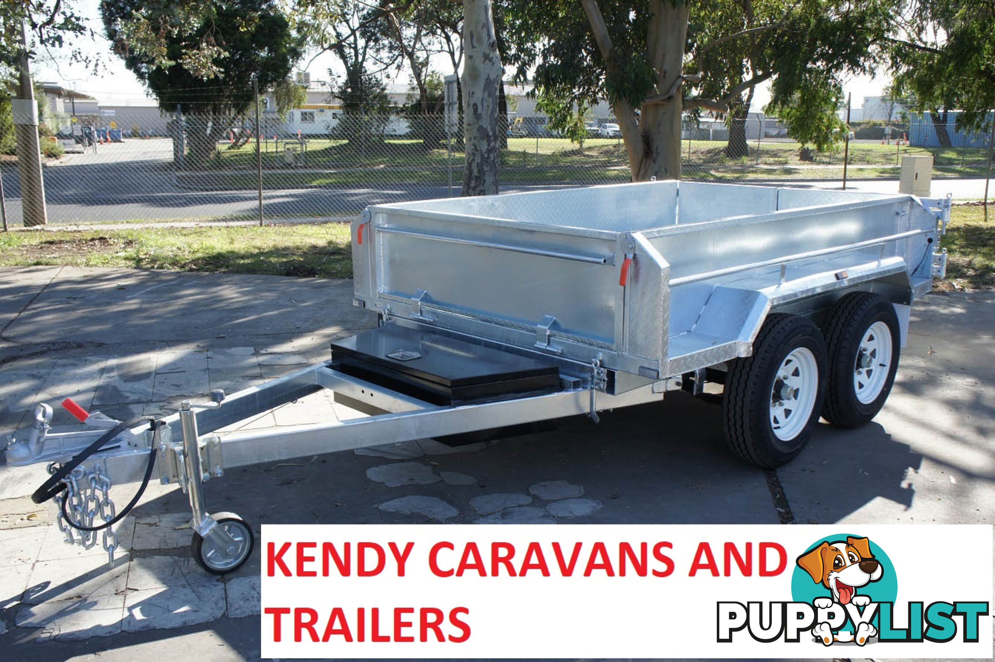 NEW 8 x 5 Heavy Duty Tradie Hydraulic Trailer | Tandem Axle Braked TIPPER