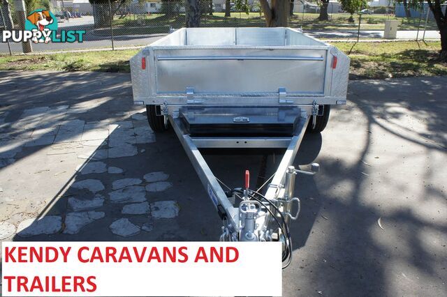 NEW 8 x 5 Heavy Duty Tradie Hydraulic Trailer | Tandem Axle Braked TIPPER