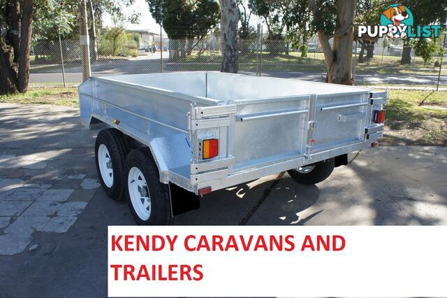 NEW 8 x 5 Heavy Duty Tradie Hydraulic Trailer | Tandem Axle Braked TIPPER