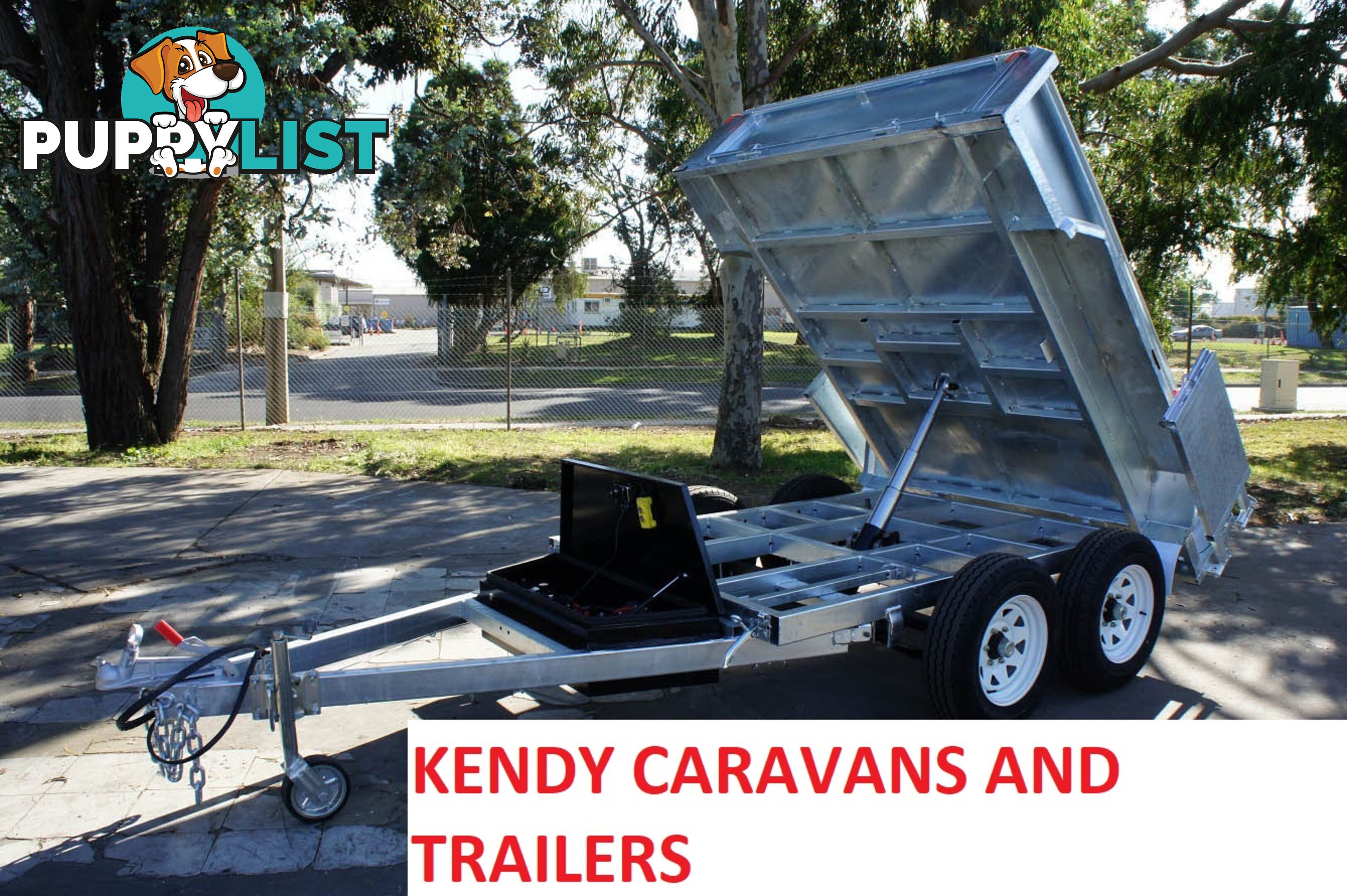 NEW 8 x 5 Heavy Duty Tradie Hydraulic Trailer | Tandem Axle Braked TIPPER