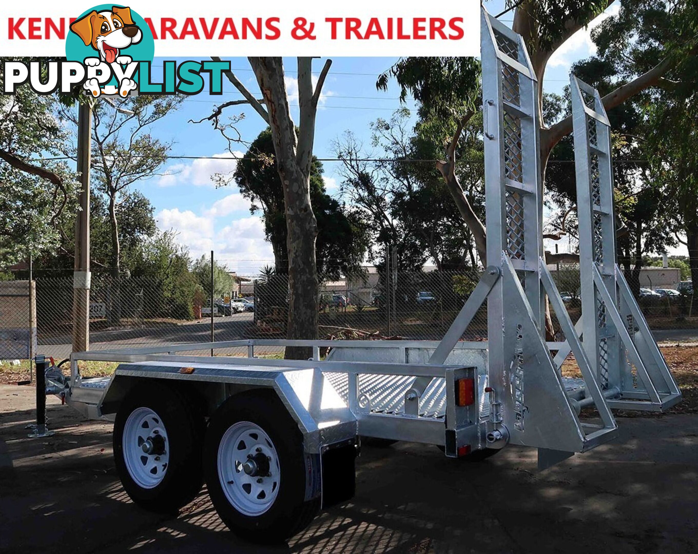 10x5 TANDEM AXLE PLANT TRAILER (3500kg ATM) 