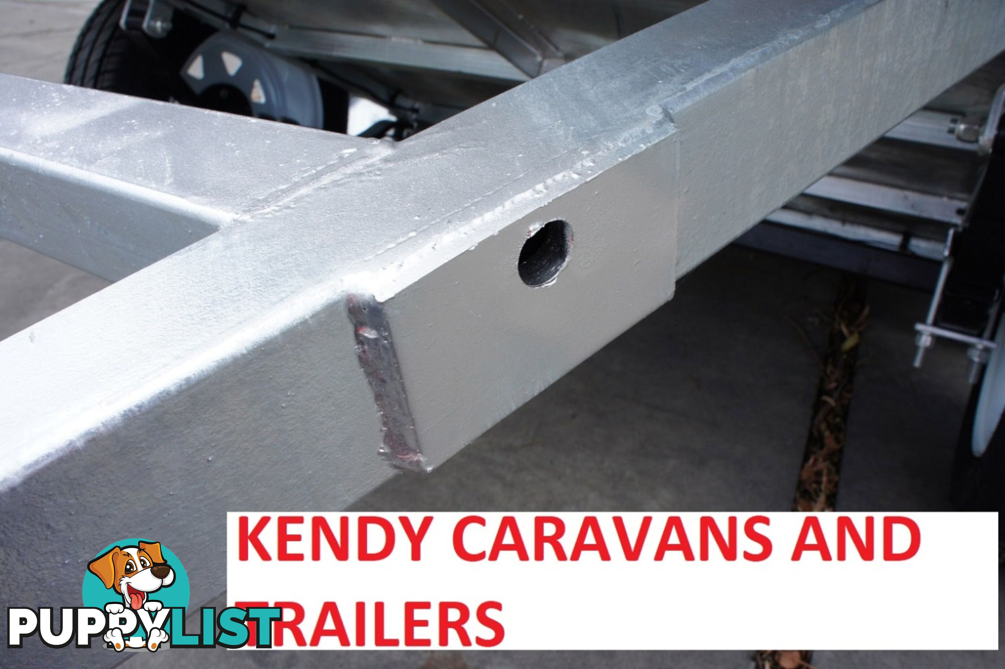 6x4 HEAVY DUTY HOT DIPPED GALVANISED SINGLE AXLE BOX TRAILER WITH 600mm CAGE 