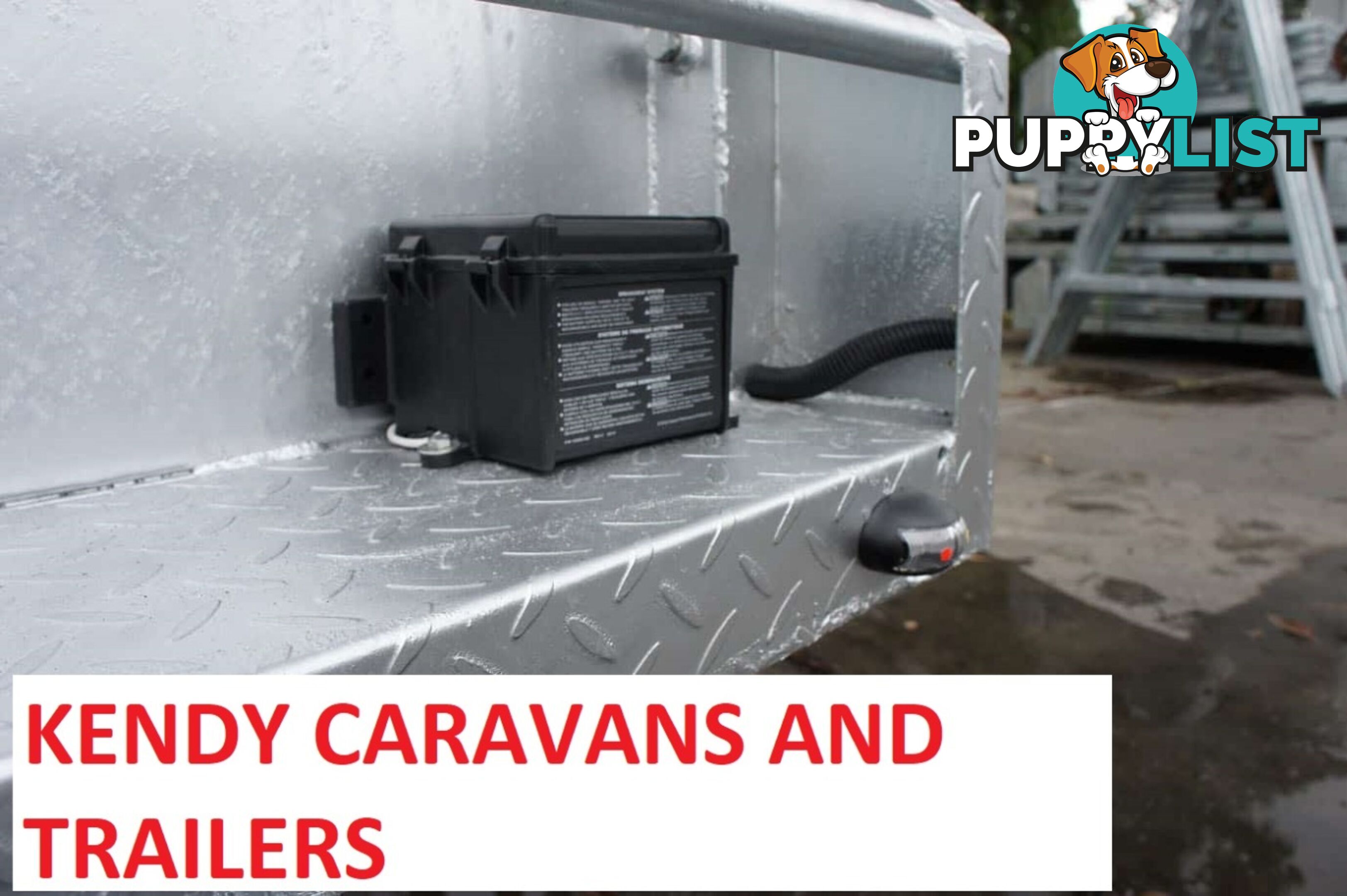 10 x 6 tandem axle (braked 3200kg) hot dipped galvanised H/duty box trailer with 900 mm cage