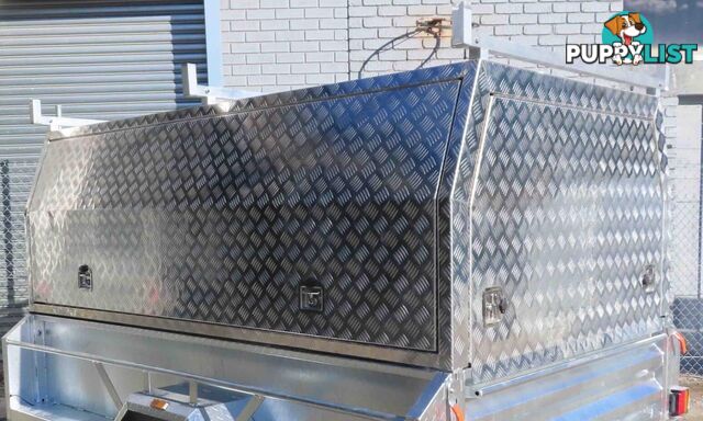 7x5 CHECKER PLATE TRAILER CANOPY TOP 