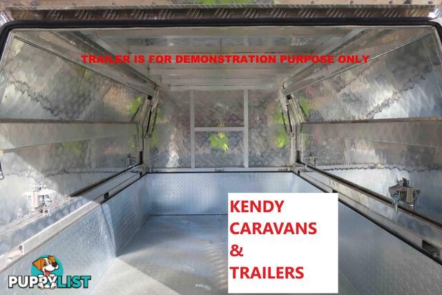 7x5 CHECKER PLATE TRAILER CANOPY TOP 