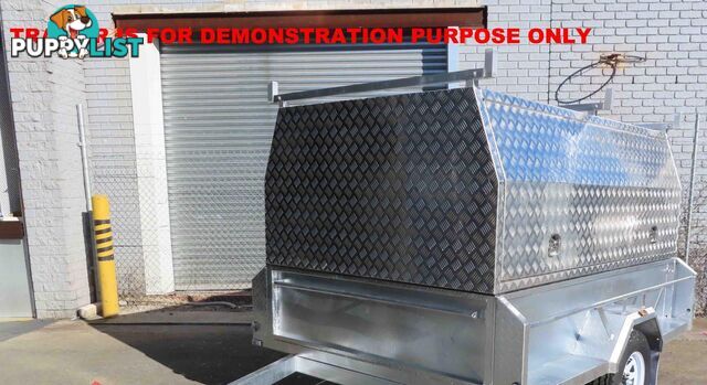 7x5 CHECKER PLATE TRAILER CANOPY TOP 