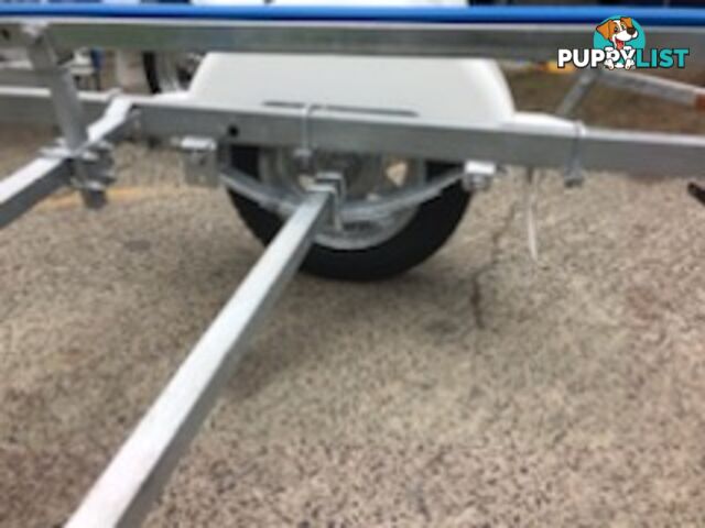 GAL BOAT TRAILER TO SUIT UP TO 4.35 mt ALUMINIUM HULL TARE 180 kg ATM 749 kg