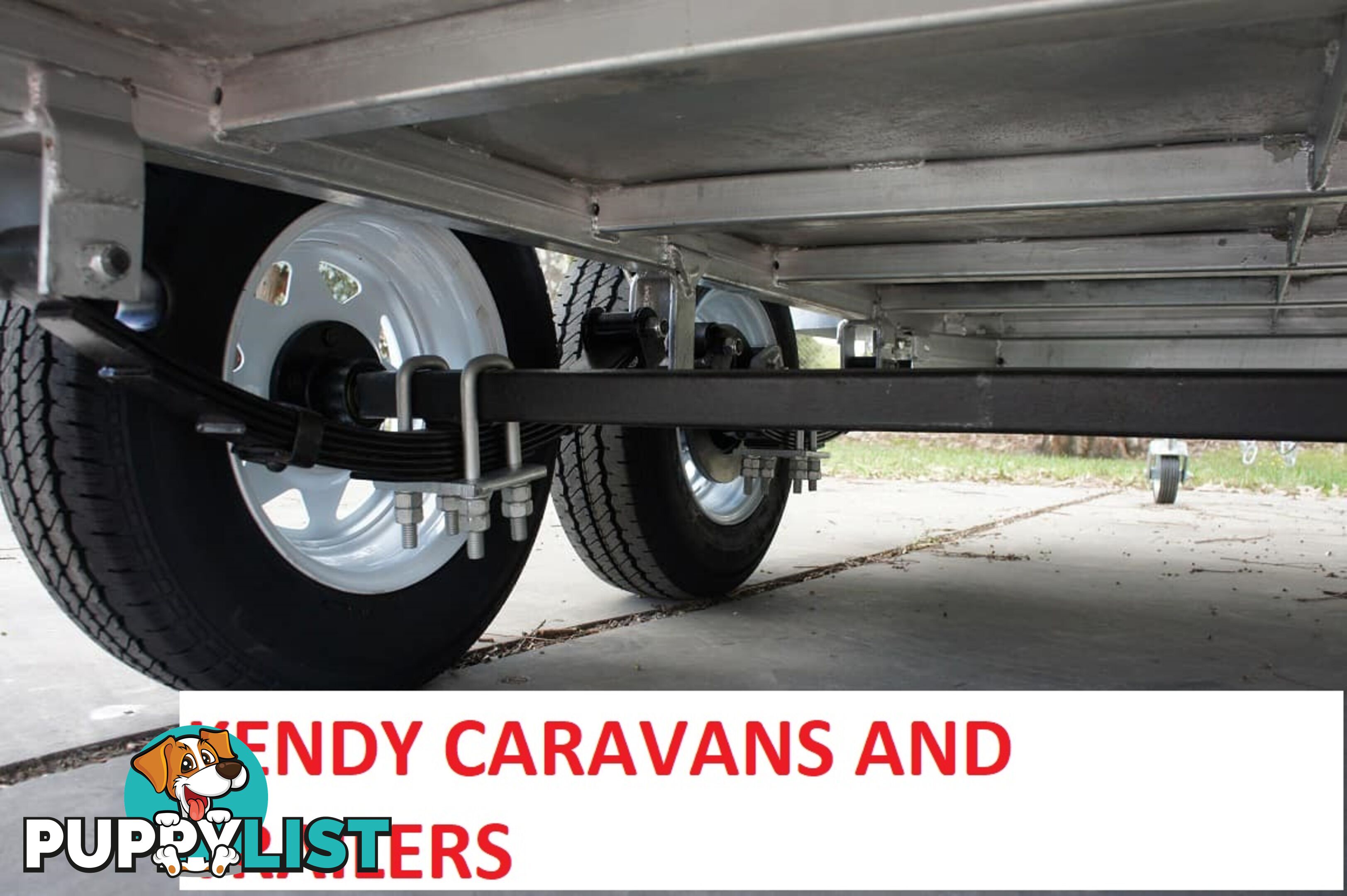 New Heavy Duty 8 x 5 Tandem Axle Braked with Cage galvanised box trailer 