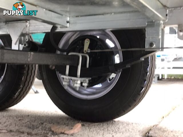 New Heavy Duty 8 x 5 Tandem Axle Braked with Cage galvanised box trailer 