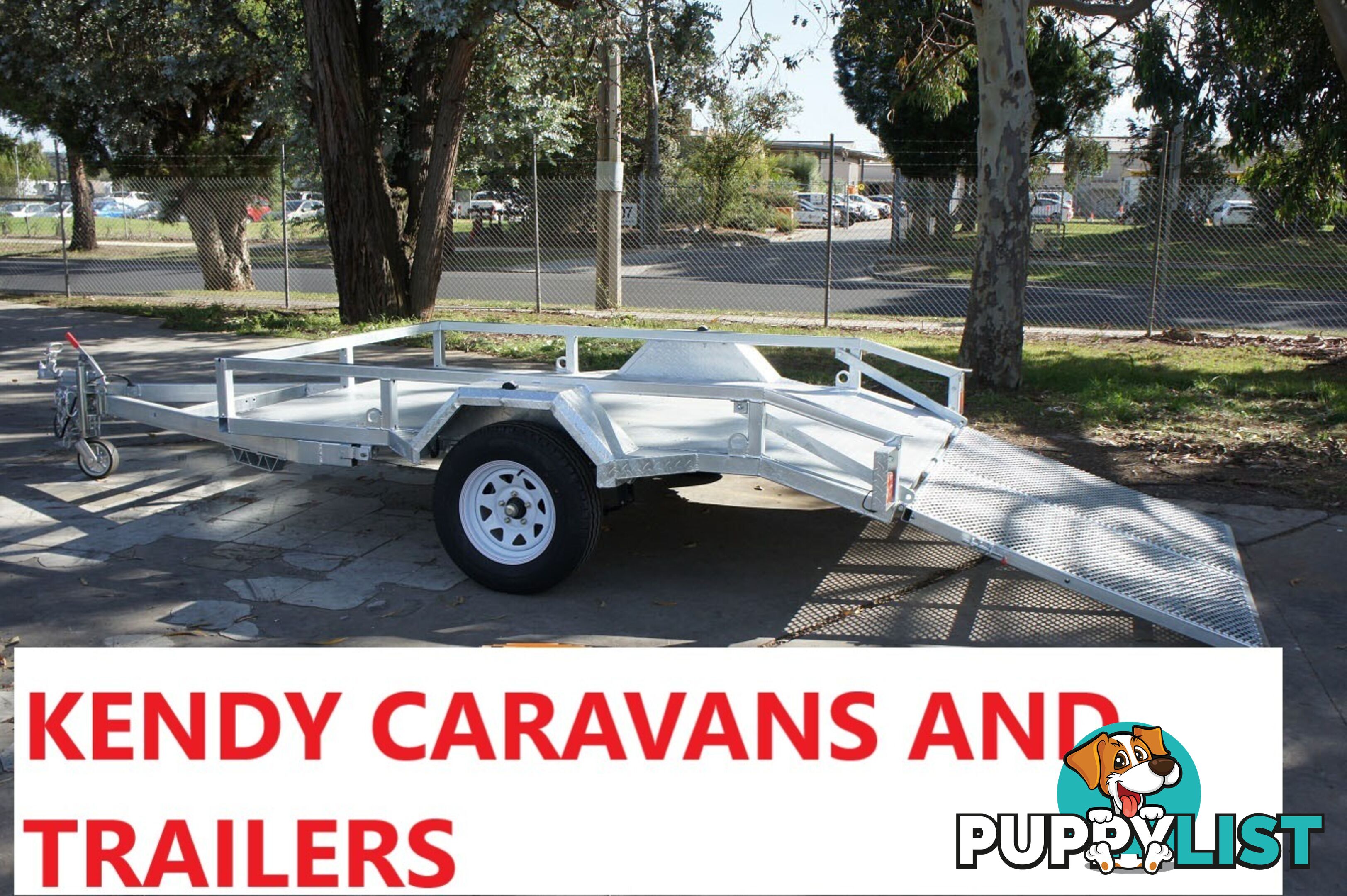 10x6 SINGLE AXLE PLANT TRIALER / QUAD BIKE ATV TRAILER / GOLF CART TRAILER 