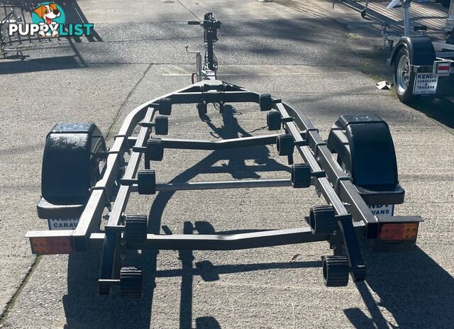 JET SKI TRAILER ALUMINIUM CHASSIS (BLACK POWDER COATED) SUITS 2/3 SEATER JET SKI/PWC