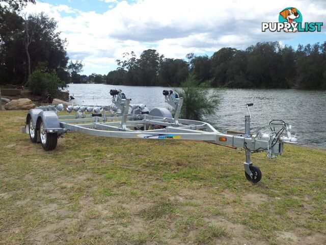 DOUBLE JET SKI TRAILER TANDEM AXLE TO SUIT 2 JET SKI'S FULLY GALVANISED CHASSIS 