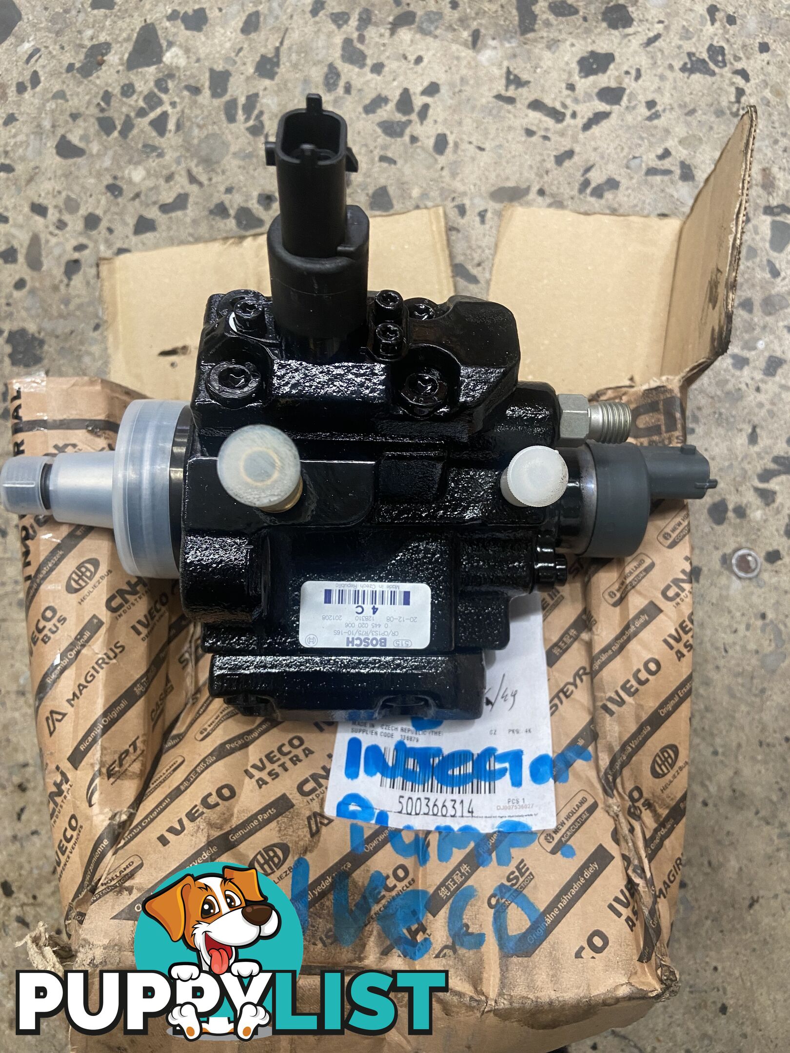 IVECO DAILY INJECTOR PUMP / HIGH PRESSURE PUMP 500366314 2.8LTR