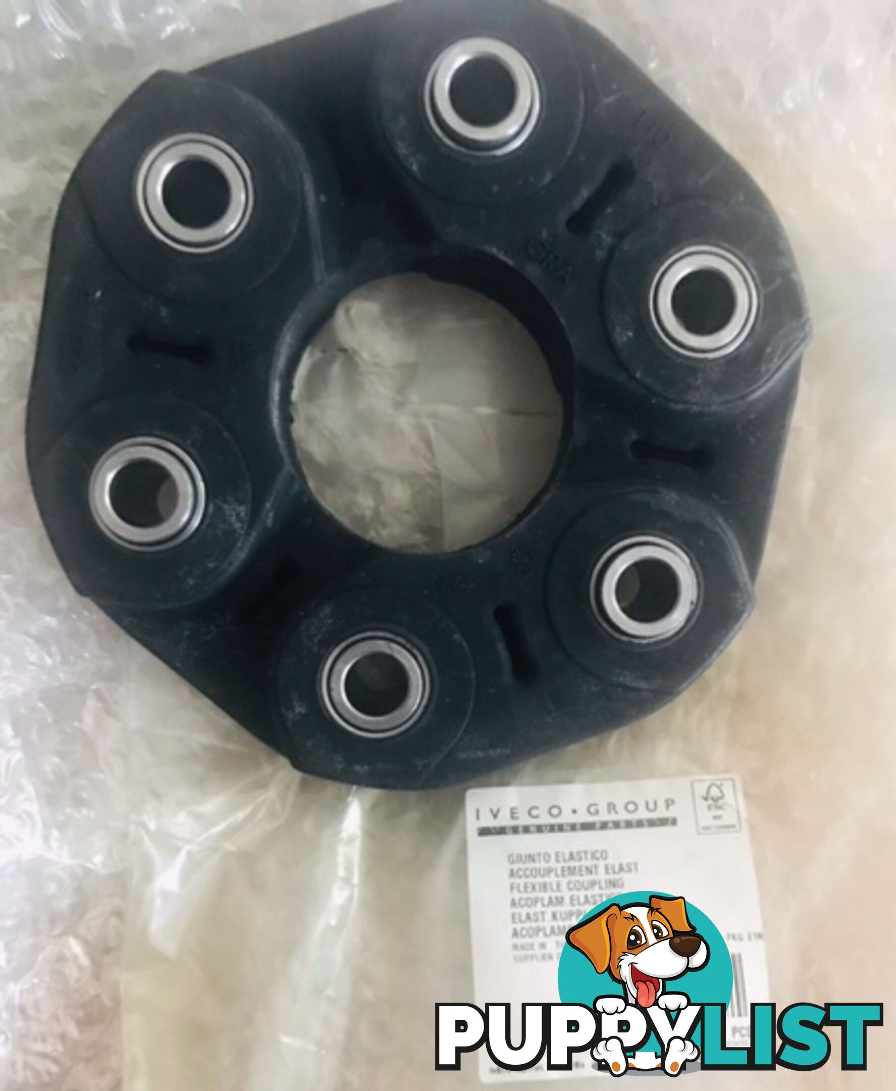 IVECO DAILY GEARBOX FLEXIBLE COUPLING/TAIL SHAFT RUBBER GENUINE 5801854322 2014-2020MDL