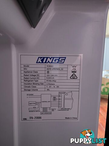 Kings Upright 85L Fridge/ Freezer