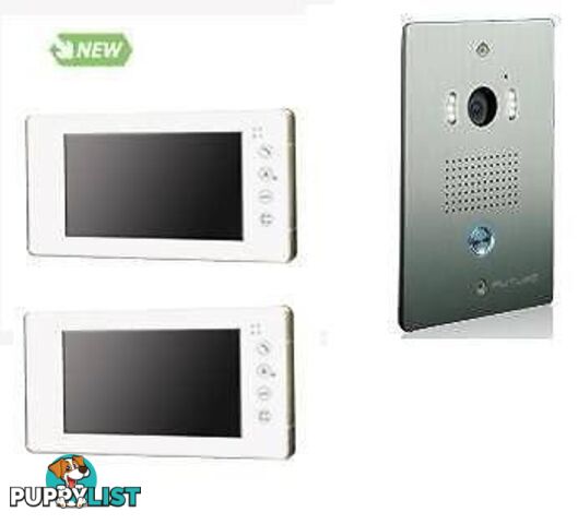 Futuro Video Intercom 7'' SD4B 2 x Monitor Black/White No Memory