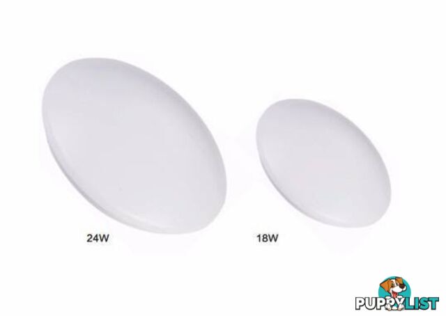 Triple Colour Oyster LED Ceiling Light SYDNEY WHOLESALE 18W & 24W