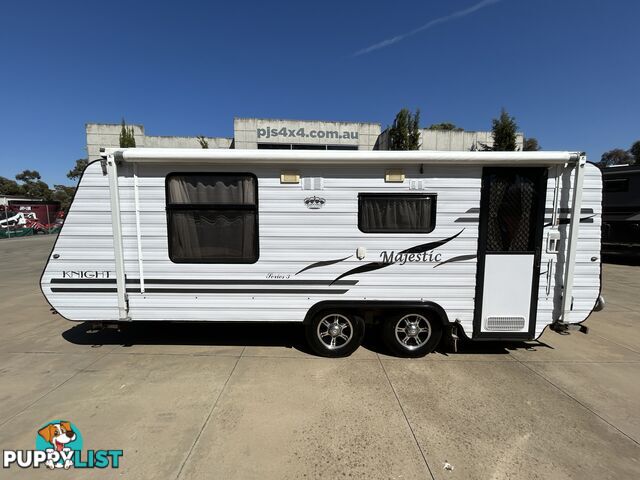 2011 MAJESTIC KNIGHT 19'6 RD POP TOP CARAVAN