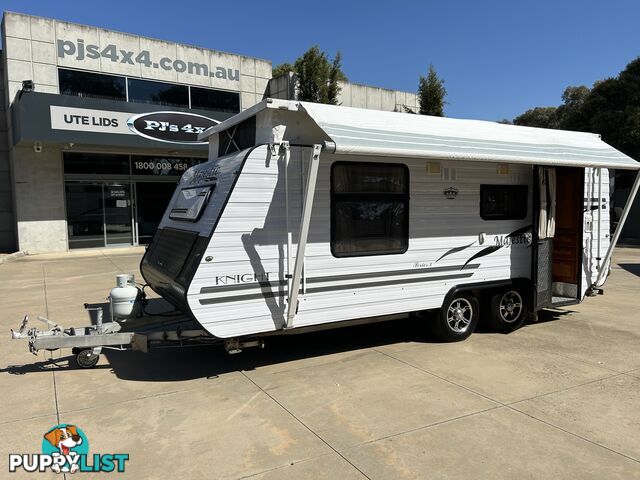 2011 MAJESTIC KNIGHT 19'6 RD POP TOP CARAVAN