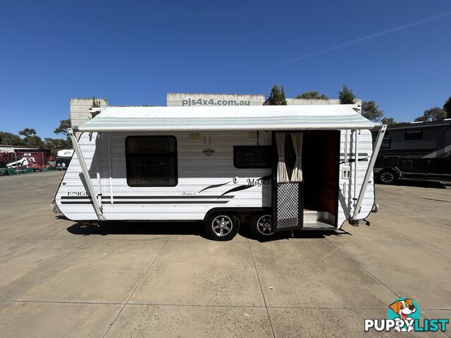 2011 MAJESTIC KNIGHT 19'6 RD POP TOP CARAVAN