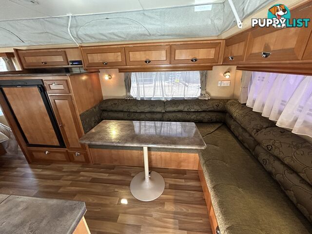 2011 MAJESTIC KNIGHT 19'6 RD POP TOP CARAVAN