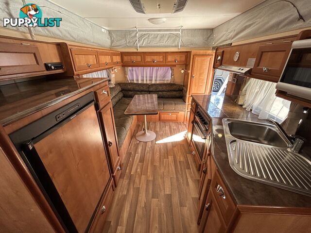 2011 MAJESTIC KNIGHT 19'6 RD POP TOP CARAVAN
