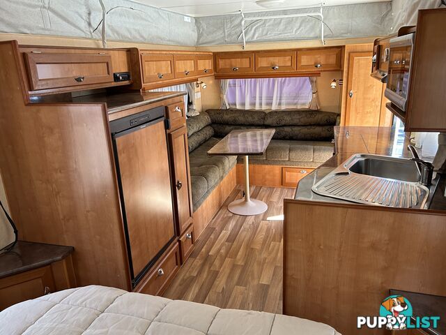 2011 MAJESTIC KNIGHT 19'6 RD POP TOP CARAVAN