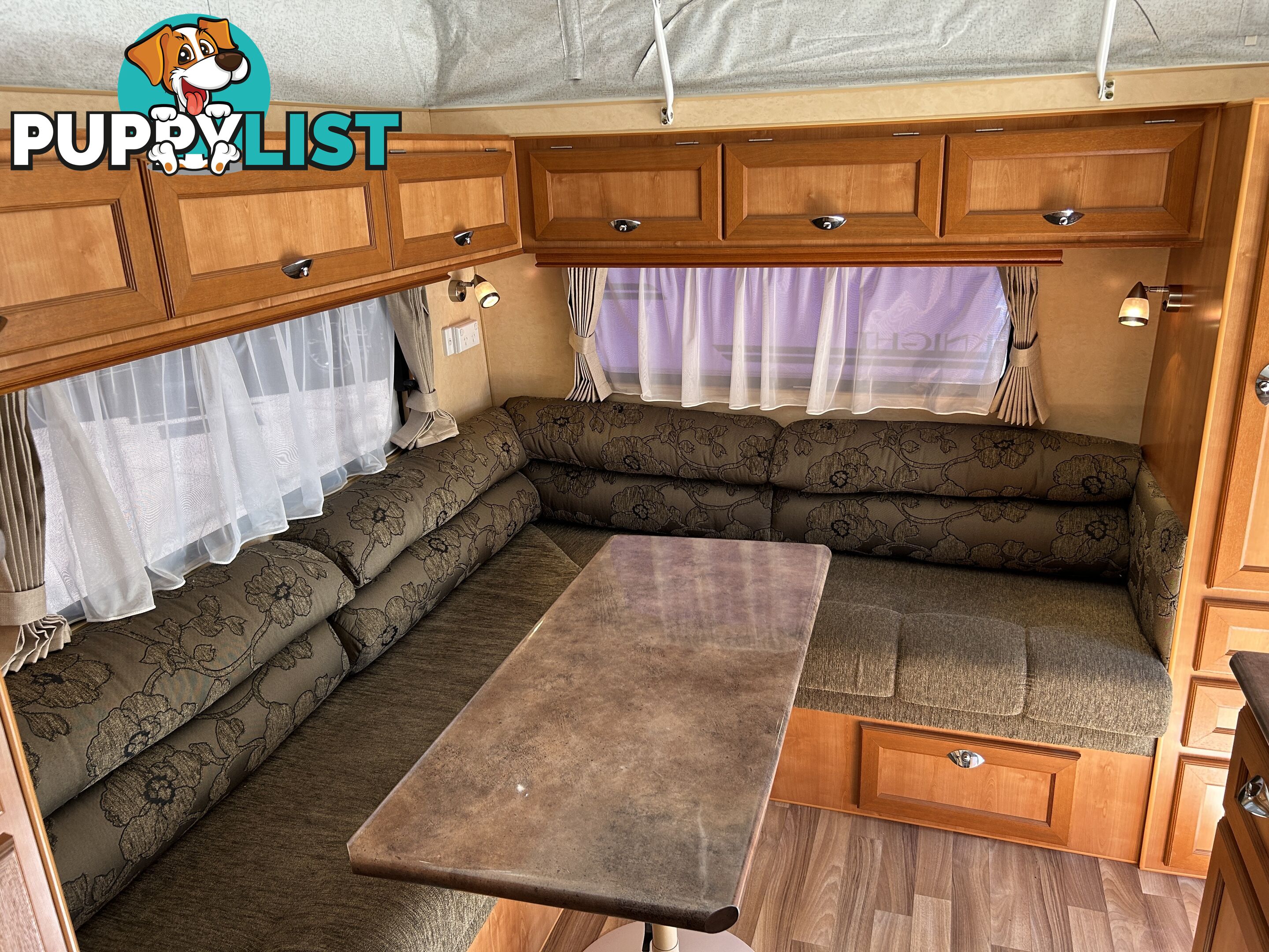 2011 MAJESTIC KNIGHT 19'6 RD POP TOP CARAVAN