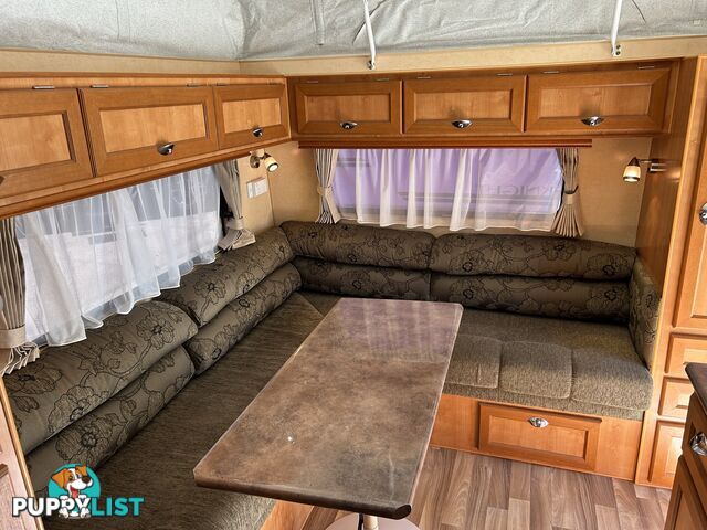 2011 MAJESTIC KNIGHT 19'6 RD POP TOP CARAVAN