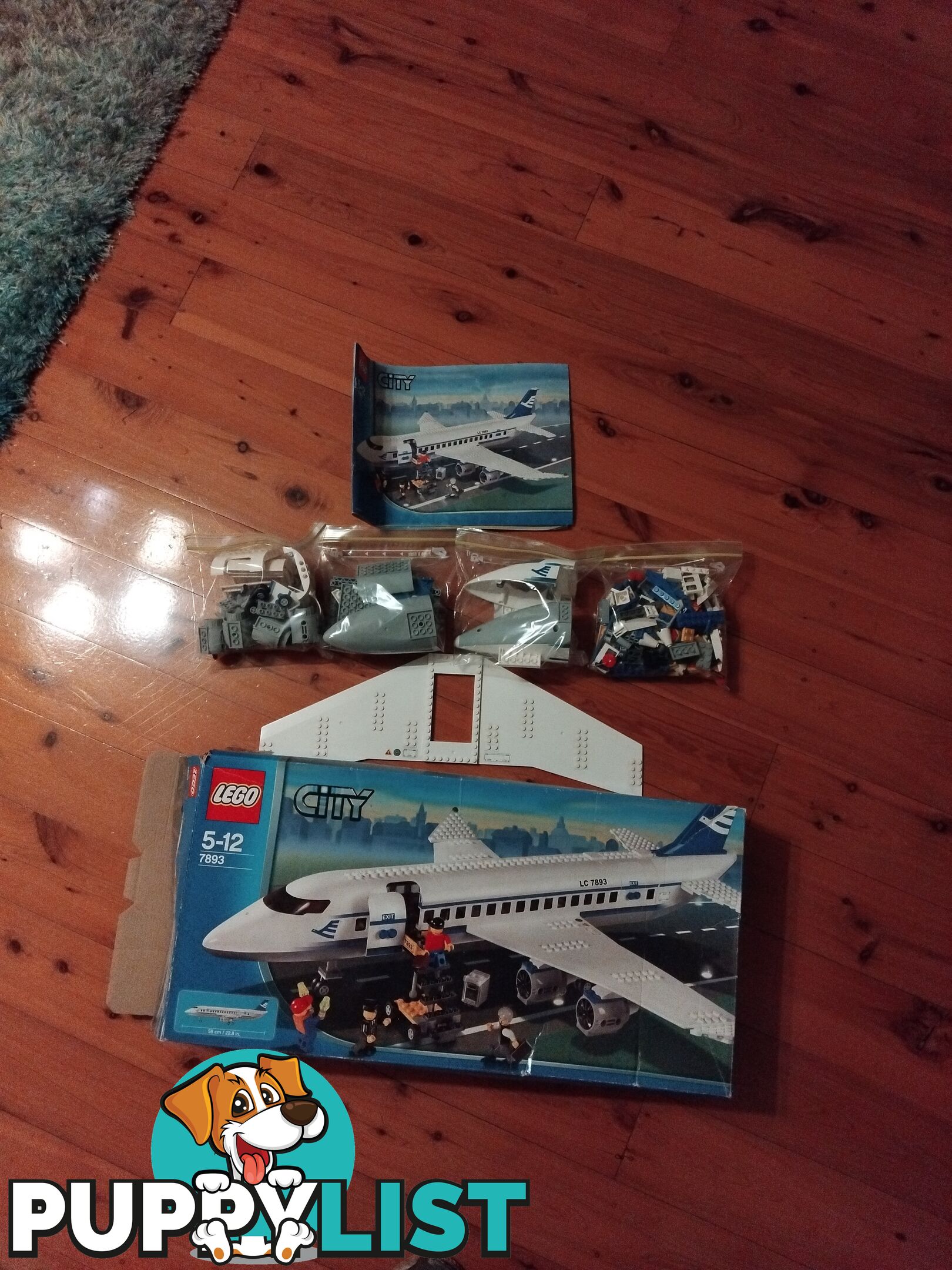 Lego City 7893 Passenger plane.