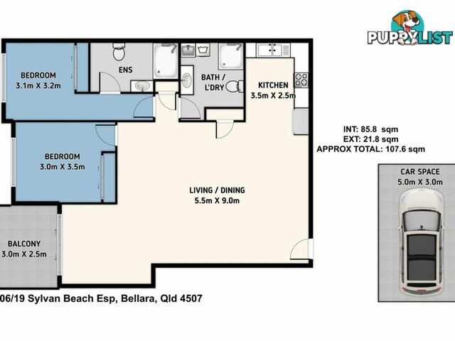 106/19 Sylvan Beach Esplanade BELLARA QLD 4507