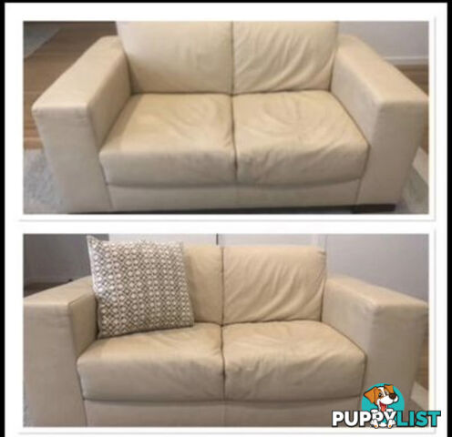 Couches x 2 for sale leather